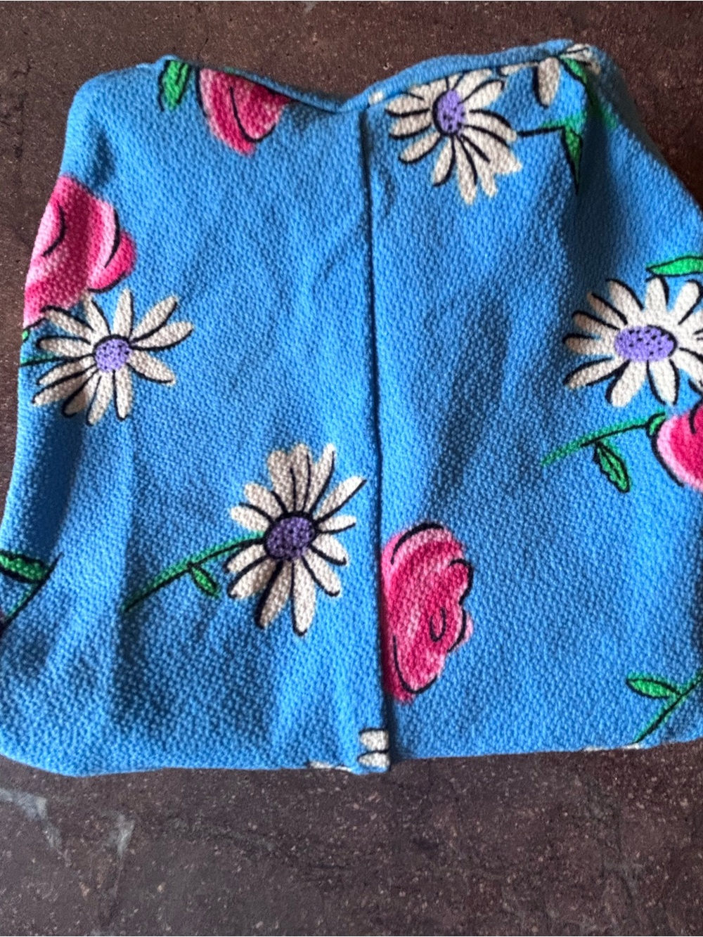 RAREVintage Jantzen Blue Floral Underwire 2 piece Set with Pink Roses from 1996 - Picture 9 of 13